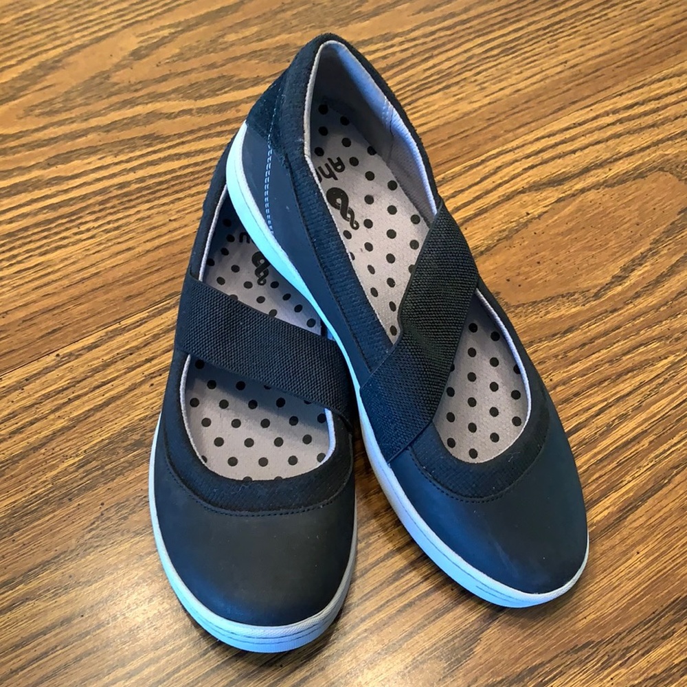 Ahnu black Mary Jane flats, size 6.5